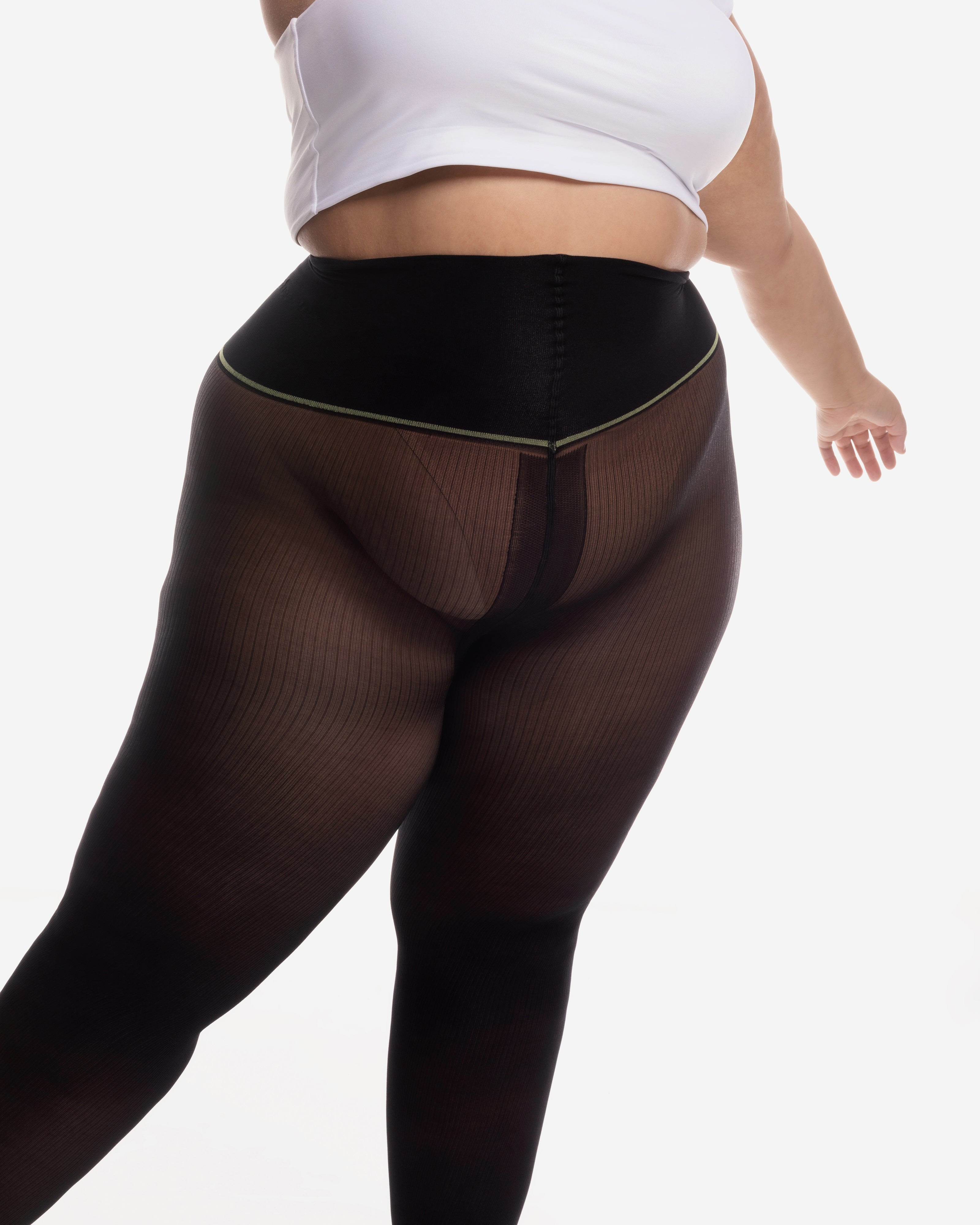 Fine-Rib Classic Sheer Rip-Resist Tights - Sheertex Europe