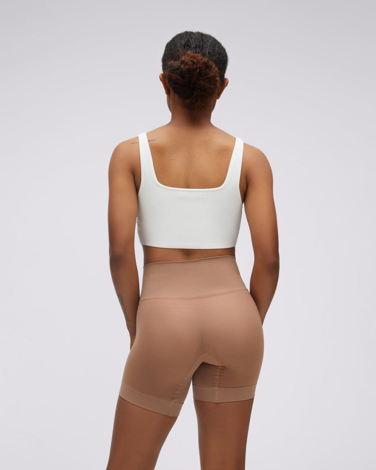 null, 6" No-Sweat Shortie, no-sweat-6-shortie-capp, sheertex, product image, unbreakable tights, model