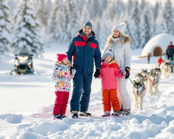 Laponia magica — aventura de iarna pentru intreaga familie