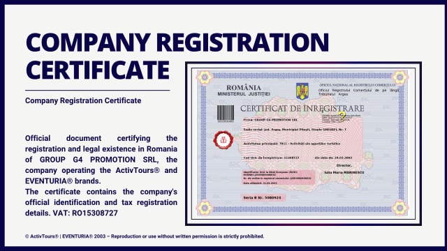 Company registration certificate