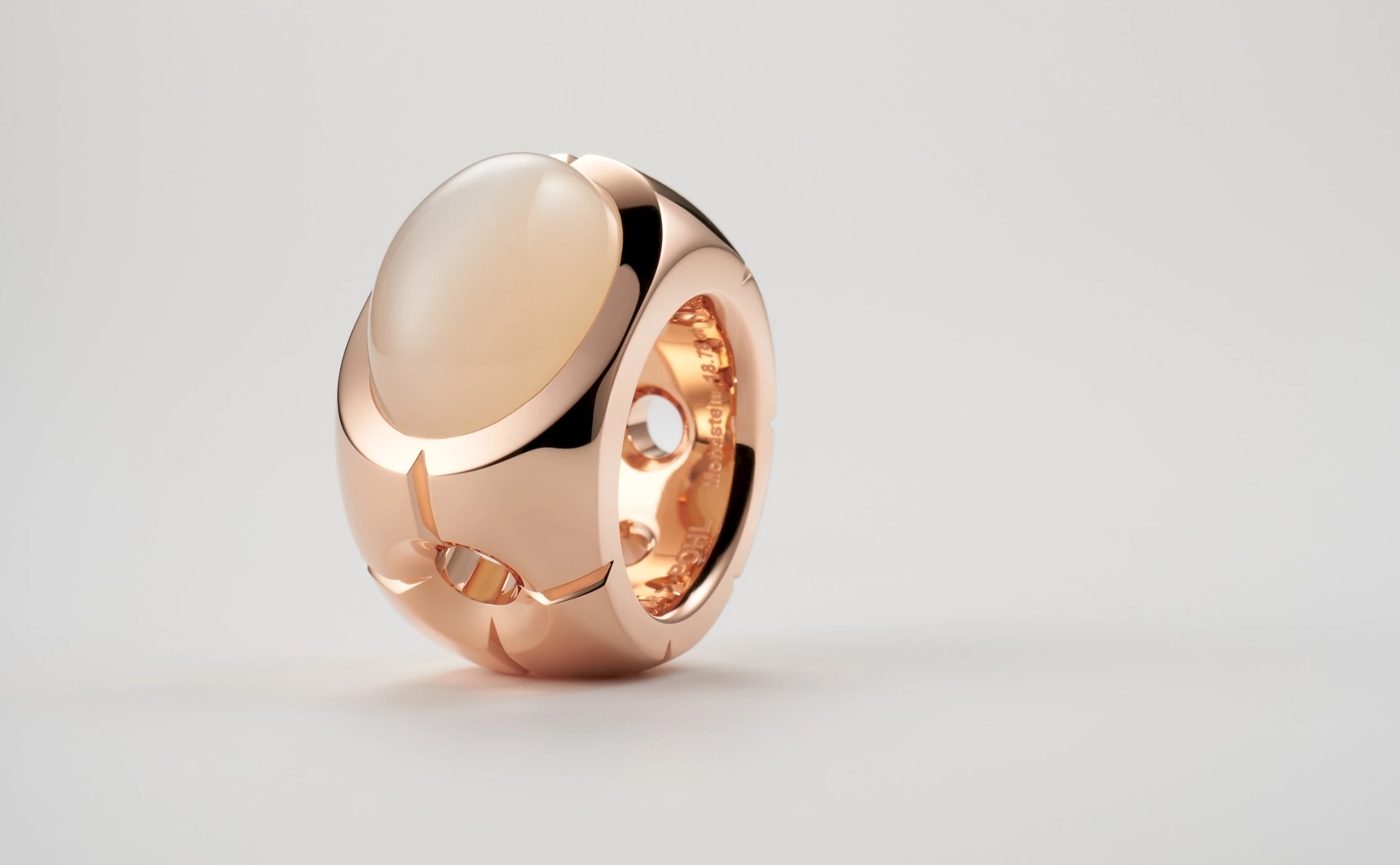 101 105 ring 101cxxlr with moonstone in rose gold