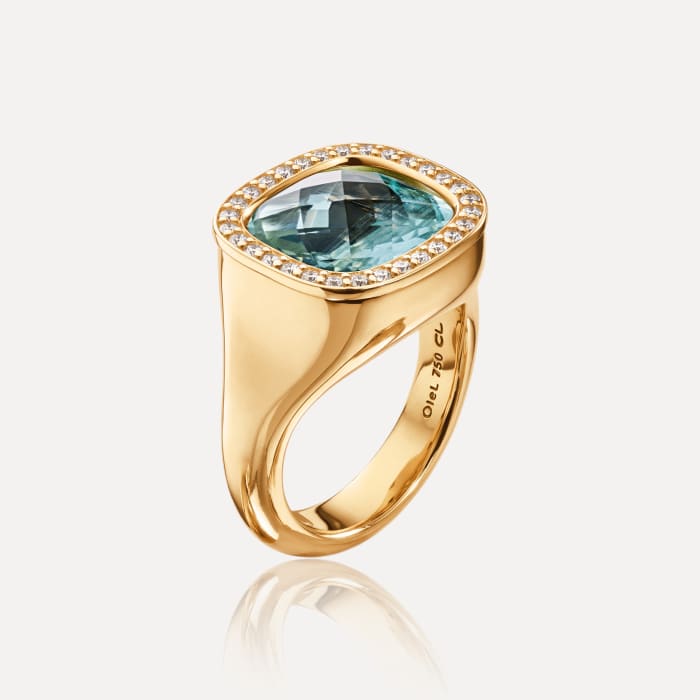 Ole Lynggaard Cushion Ring pavé, Referenz A2840-407