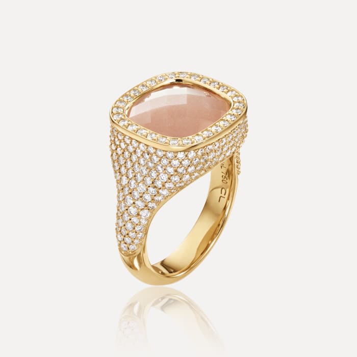 Ole Lynggaard Cushion Ring pavé, Referenz A2841-402