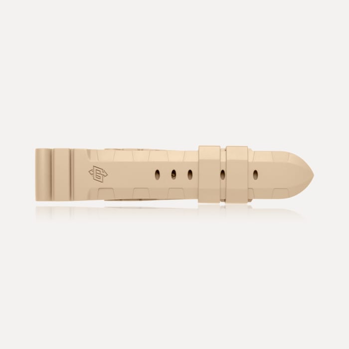 Panerai Armband Kautschuk Beige, Referenz MXE0R2F9