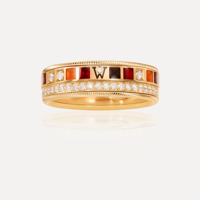 Wellendorff Ring Power In Red, Referenz 607608GG