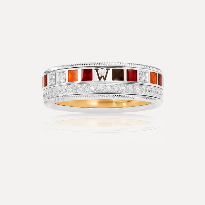 Wellendorff Ring Power In Red, Referenz 607608WG