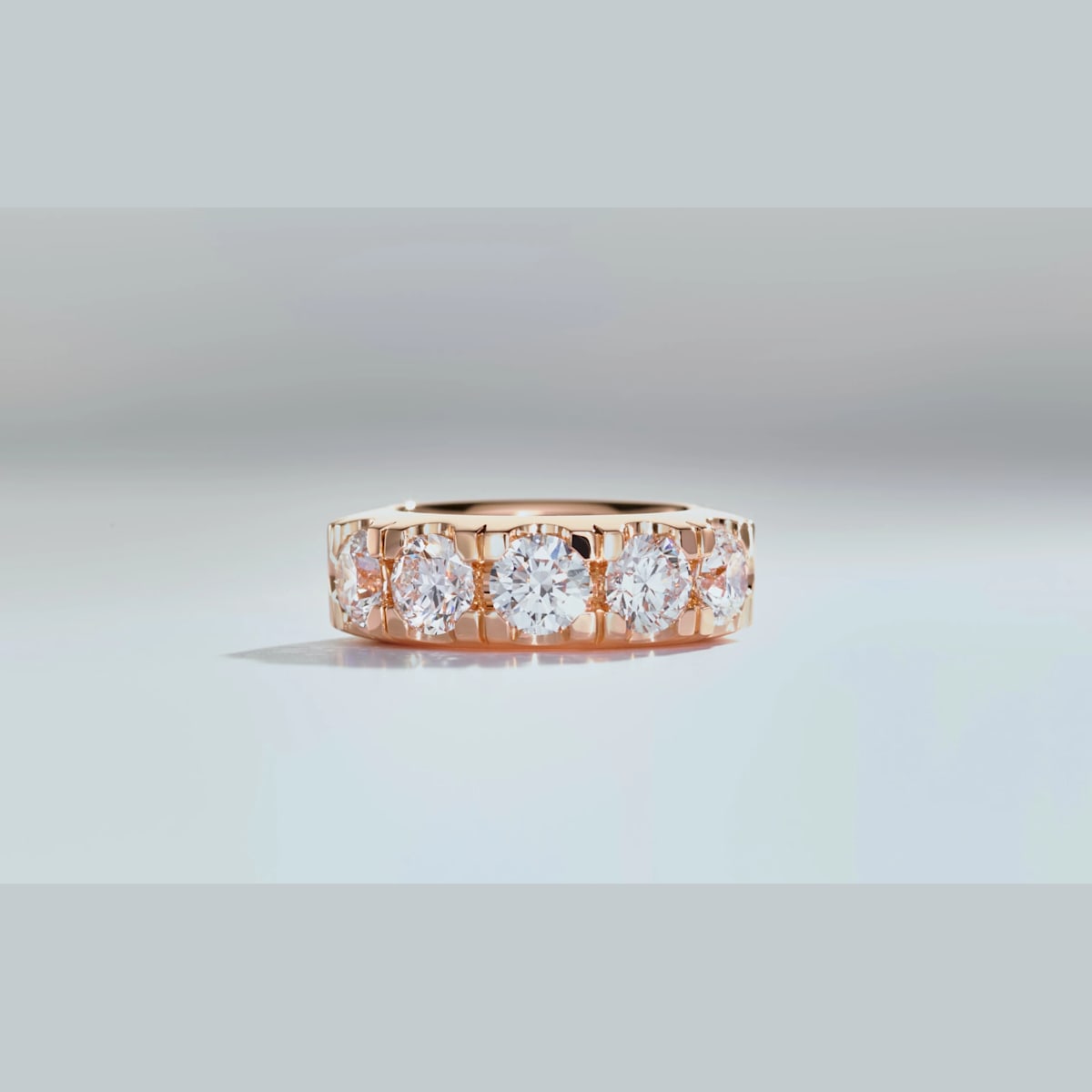 7 with diamonds in rose gold price on request d
