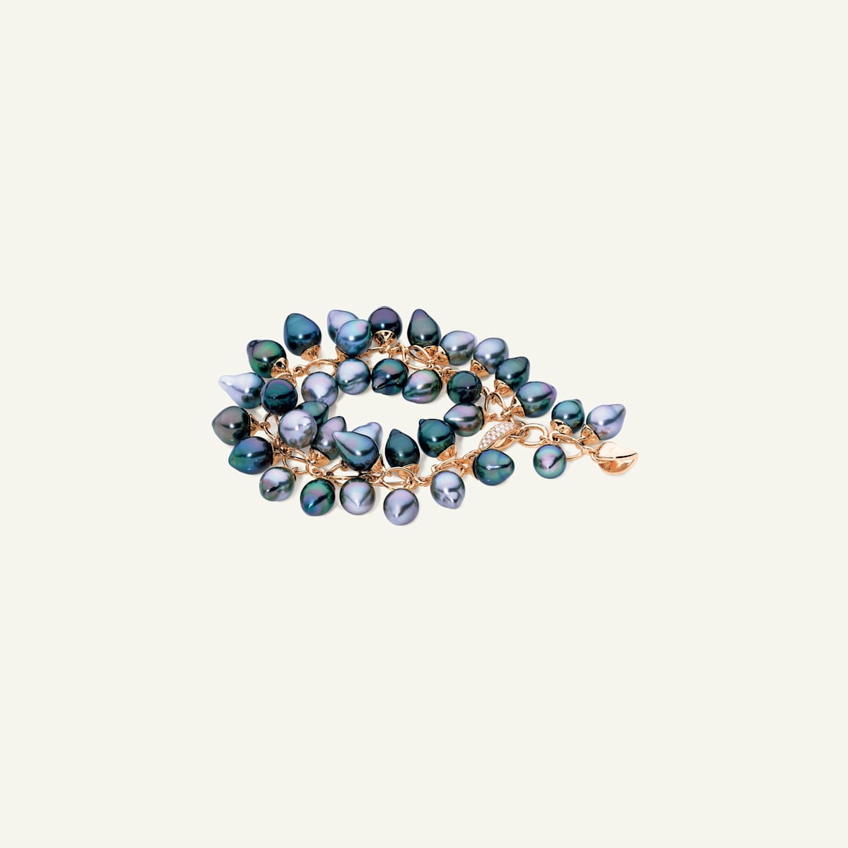Tamara Comolli Grapes Armband mit Tahiti-Perlen, Referenz B-GRP-Tah-rg