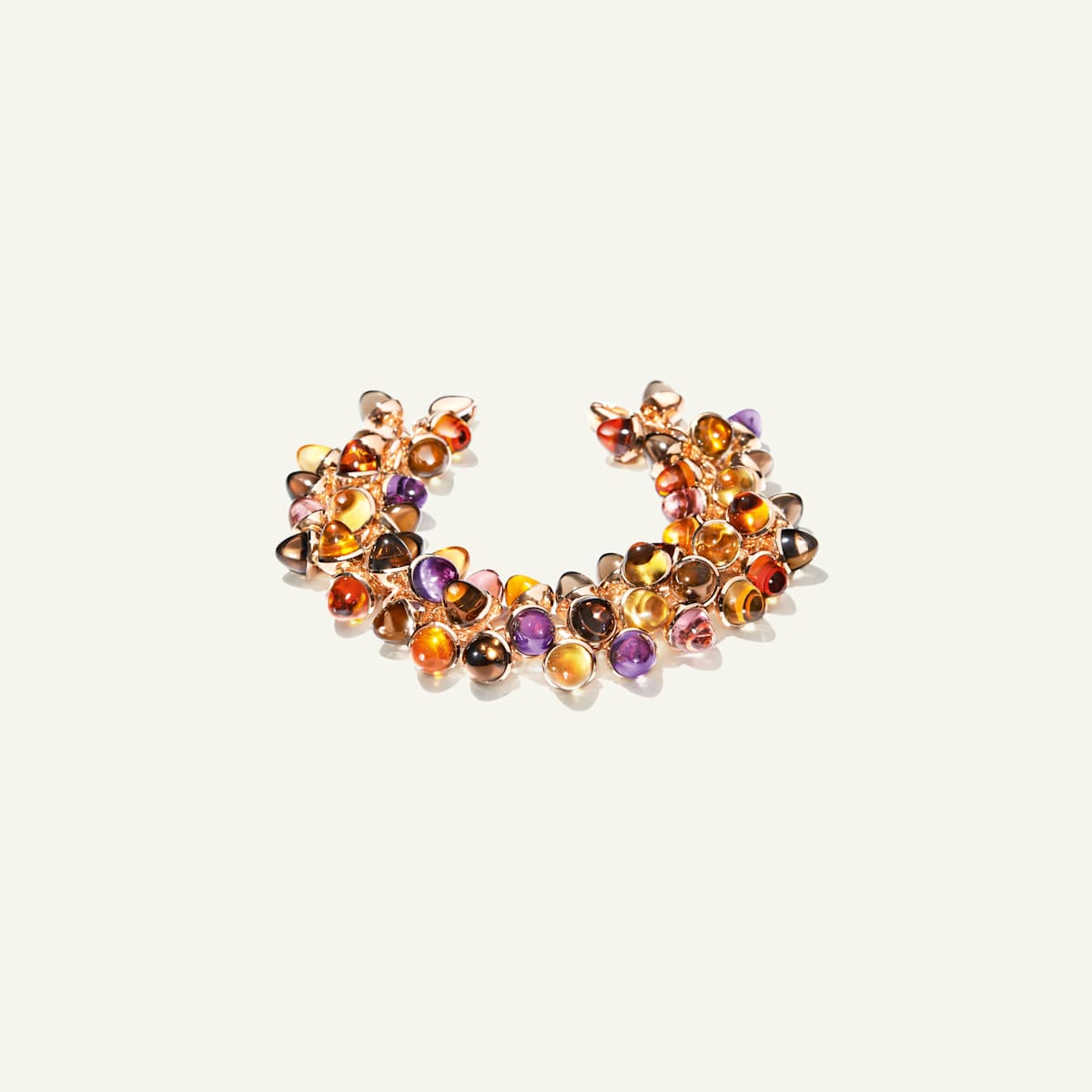 Tamara Comolli Mikado Flamenco Armband in 'Chestnut', Referenz B-MFL-Che-rg, Ansicht 2