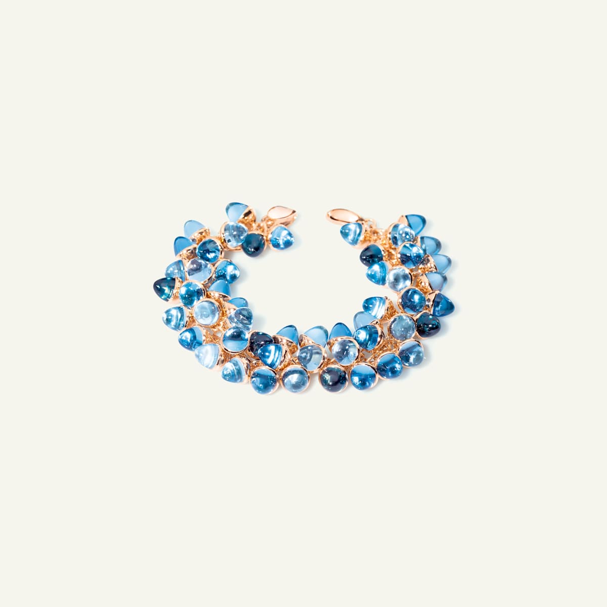 Tamara Comolli Mikado Flamenco Armband in 'Sky', Referenz B-MFL-Sky-rg