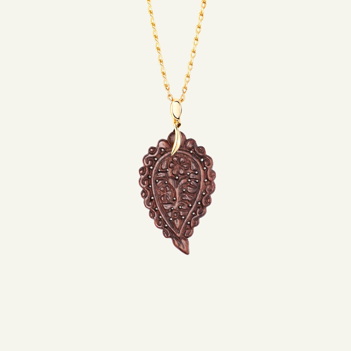 Tamara Comolli India Medium Anhänger mit Snakewood, Referenz P-IND-m-SW-yg