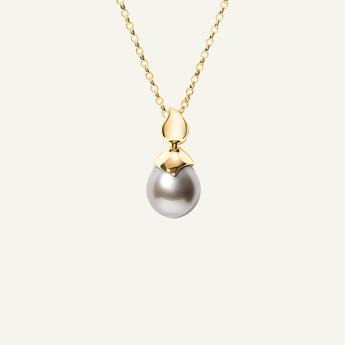 Tamara Comolli Pendant Tahitian Pearl 15 mm, Referenz P-PRL-Tah15-yg