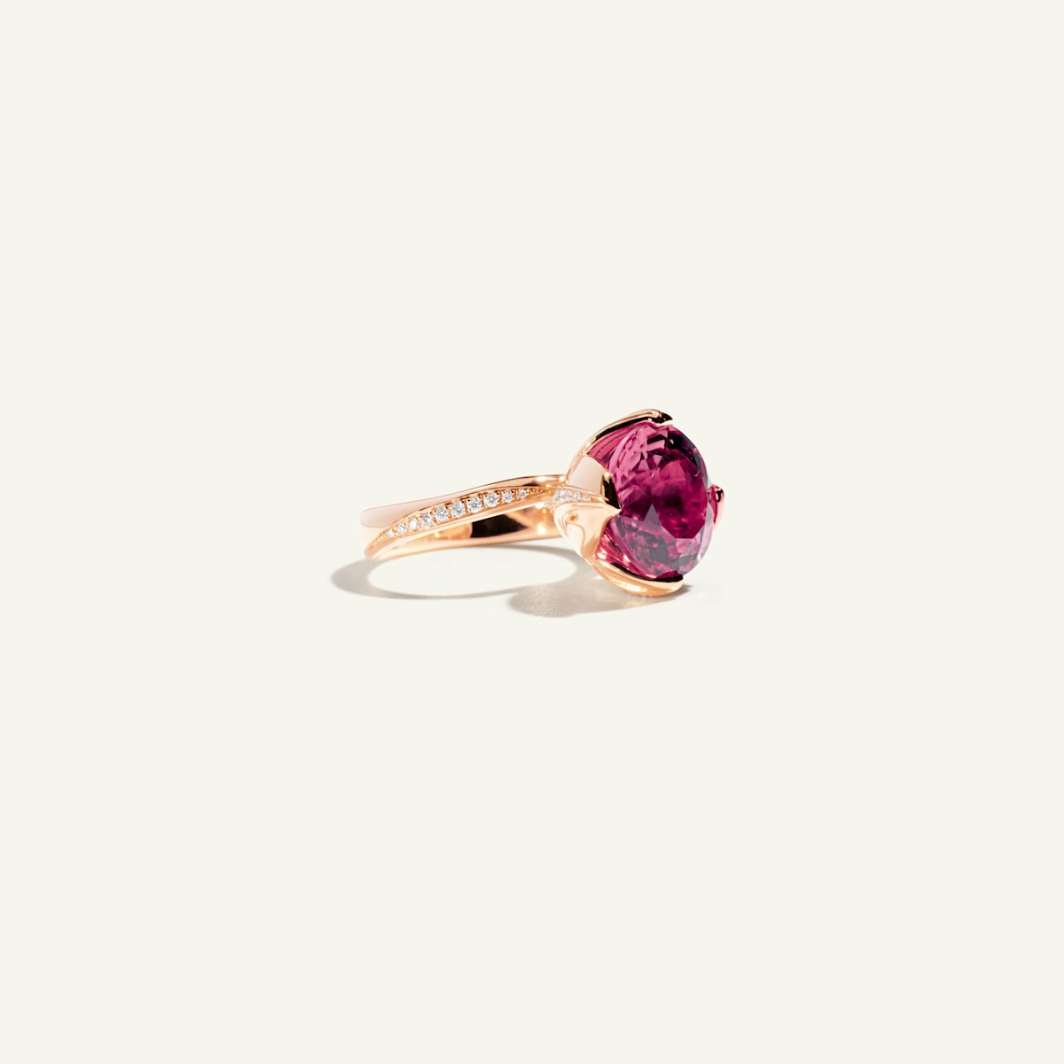 Tamara Comolli Tulip Ring Tourmaline violet, Referenz R-TUL-TuVi4.9-p-rg