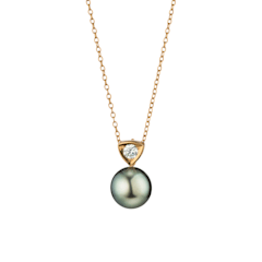 Collier mit Marutea-Zuchtperl-Einhänger, Referenz 5-24796-02