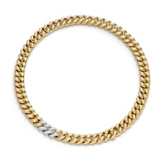 IsabelleFa Altesse 12 Pavé Halskette, Referenz 06012-45BMOX3-GG