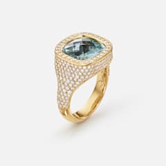 Ole Lynggaard Cushion Ring pavé, Referenz A2841-407