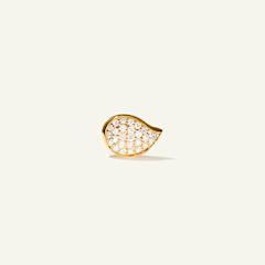 Tamara Comolli Signature Drop Clasp mit Diamant Pavé, Referenz A-Dr-p-yg