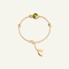 Tamara Comolli Bouton Mini Chain Armband, in 'Rainforest', Referenz B-BOU-c-RF-sm-yg