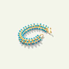 Tamara Comolli Mikado Armband in 'Turquoise', Referenz B-MC-Tur-yg