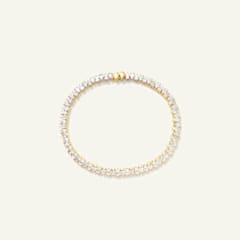 Tamara Comolli Signature Tennis Armband Pear Shape Diamants, Referenz B-SIG-T-Cl-yg