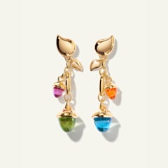 Tamara Comolli Mikado Dangling 2 Acorn Ohrringe in "Candy", Referenz E-M-d-2-Can-yg