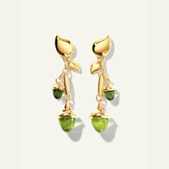 Tamara Comolli Mikado Dangling 2 Acorn Ohrringe in 'Rainforest', Referenz E-M-d-2-RF-yg