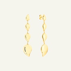 Tamara Comolli Signature Wave Drop Ohrringe 18K Gelbgold, Referenz E-Sig-Wave-4-yg