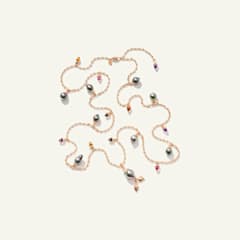 Tamara Comolli Grapes Halskette Tahitian Pearls 'Chestnut', Referenz N-GRP-Tah-9-Che-rg