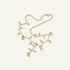Tamara Comolli Mikado Halskette, 56 cm mit Diamant Pavé, Referenz N-M-56-p-yg
