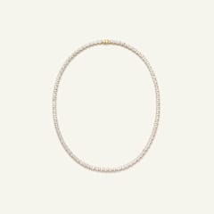 Tamara Comolli Signature Halskette Rivière Pear Shape Diamants, Referenz N-SIG-R-Cl-yg