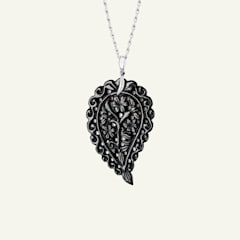 Tamara Comolli India Large Anhänger mit Black Onyx, Referenz P-IND-l-Bla-wg