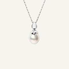 Tamara Comolli Pendant Southsea Pearl 15 mm mit Diamant Pavé, Referenz P-PRL-SSP15-p-wg