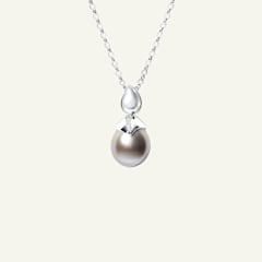 Tamara Comolli Pendant Tahitian Pearl 15 mm mit Diamant Pavé, Referenz P-PRL-Tah15-p-wg