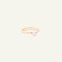 Tamara Comolli Bouton Solitaire Ring mit Diamant, Referenz R-BOU-Sol-Cl-rg
