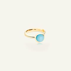 Tamara Comolli Bouton Small Ring mit Türkis, Referenz R-BOU-s-Tur-yg