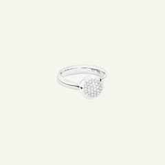 Tamara Comolli Bouton Small Ring mit Diamant Pavé, Referenz R-BOU-s-p-wg
