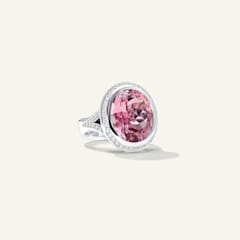 Tamara Comolli Cushion Ring mit Rosa Turmalin, Referenz R-CUSH-TuRo14-p-wg
