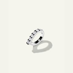 Tamara Comolli Signature Memoire Drop Ring in 'Classic', Referenz R-Dr-Mem-11-Cl-wg