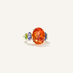 Tamara Comolli Glamour Ring Mandarin Garnet, Referenz R-GL-Man16-Tan-yg