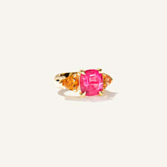 Tamara Comolli Glamour Ring Rubellite, Referenz R-GL-Rub6-Man-yg