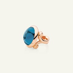 Tamara Comolli Hippie Glam Small Ring mit London Topas, Referenz R-HG-s-ToLo-rg