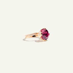 Tamara Comolli Tulip Ring Tourmaline violet, Referenz R-TUL-TuVi4.9-p-rg