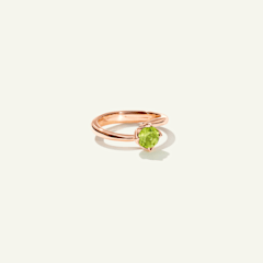 Tamara Comolli Tulip Ring Xs mit Peridot, Referenz R-TUL-xs-Per-rg