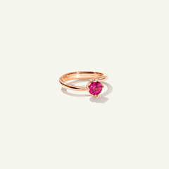 Tamara Comolli Tulip Ring Xs mit Tourmaline Rose, Referenz R-TUL-xs-TuRo-rg