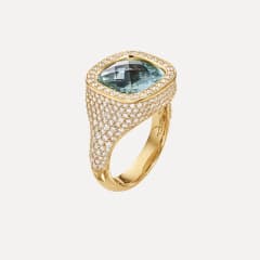 Ole Lynggaard Cushion Ring pavé, Referenz A2841-407