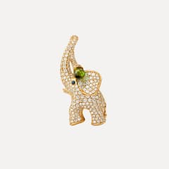 Ole Lynggaard Elephant Anhänger pavé gross, Referenz A2881-401