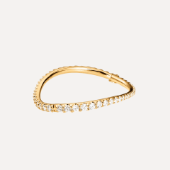 Ole Lynggaard Love Bands-Armreif, geschwungen, breit, Referenz A3169-403