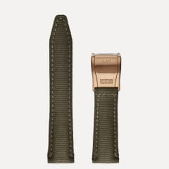 Oris Olivfarbenes Textilband, Referenz 07-3-20-03BRLC