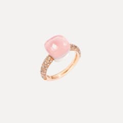 Klassischer Ring Nudo Aus Rosenquarz, Referenz PAC0040-O7000-BRCQR