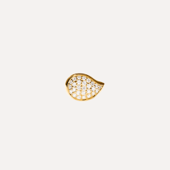 Tamara Comolli Signature Drop Clasp mit Diamant Pavé, Referenz A-Dr-p-yg